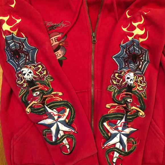Ed Hardy Red Jacket 